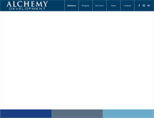 Tablet Screenshot of alchemydevelopment.com